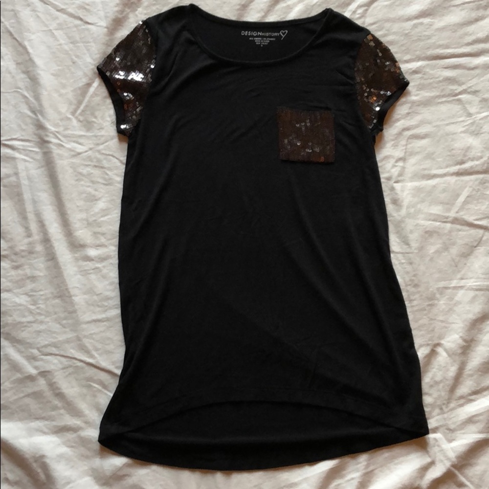 Girls sequined top